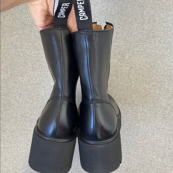 Camper Milah Zip Boots Black - Picture 6 of 9